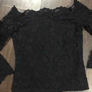 H&M  Off the Shoulder Lace Top
